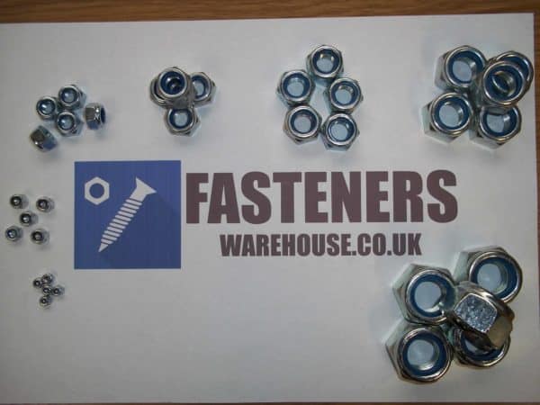 NYLON STAINLESS STEEL LOCKING NUTS A2 DIN 985