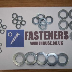 WASHERS STAINLESS STEEL FORM A METRIC