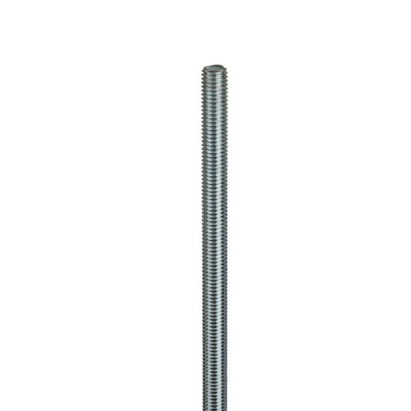 5 X STUDDING / THREADED BAR ROD 1000MM 1 METER BZP ALL THREAD