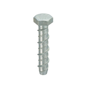 MASONRY GROUND ANCHOR SCREW / BOLT THUNDERBOLT GALV HEX HEAD MULTI FIX CONCRETE