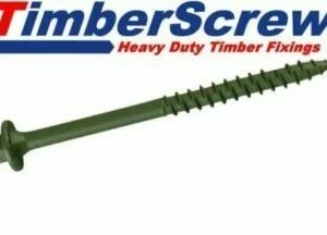 Timber Drive Woodscrews Hex Head for Stairs, Decking, Fences & Roofing Joists in Green or Brown